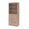 Bestar Bestar Pur 36W Shelving Unit with 3 Drawers in rustic brown 26872-000009 - alternate 1